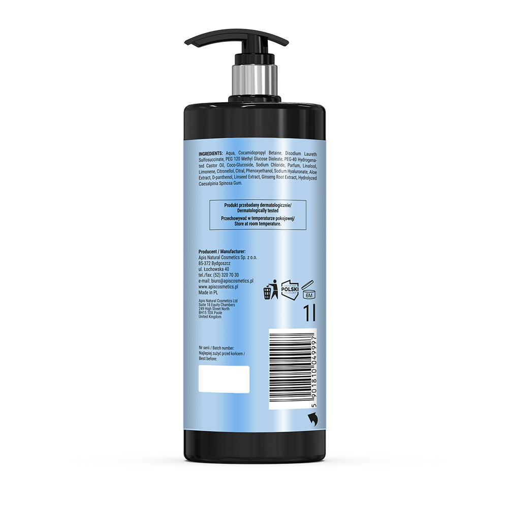 Apis Who's The Boss Energising 3-in-1 Body Wash Gel | 1L
