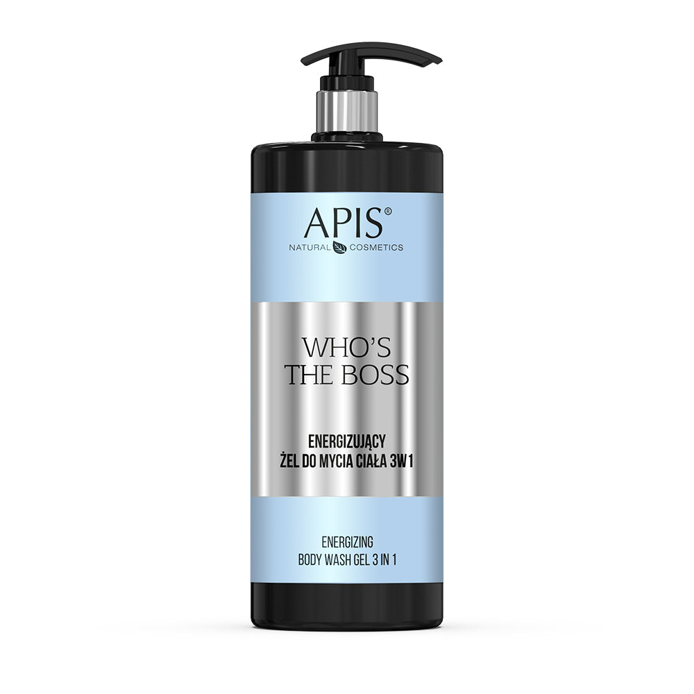 Apis Who's The Boss Energising 3-in-1 Body Wash Gel | 1L