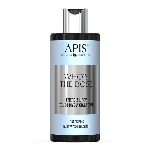 Apis Who's The Boss Energising 3-in-1 Body Wash Gel | 300ml