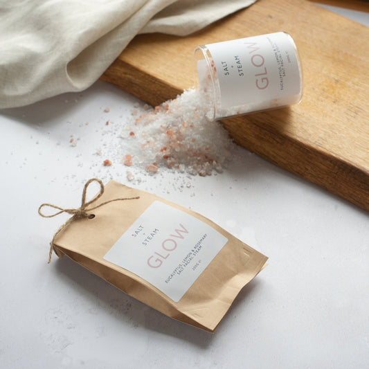 Salt + Steam Facial Steam Jar & Refill Bag build-your-own gift set
