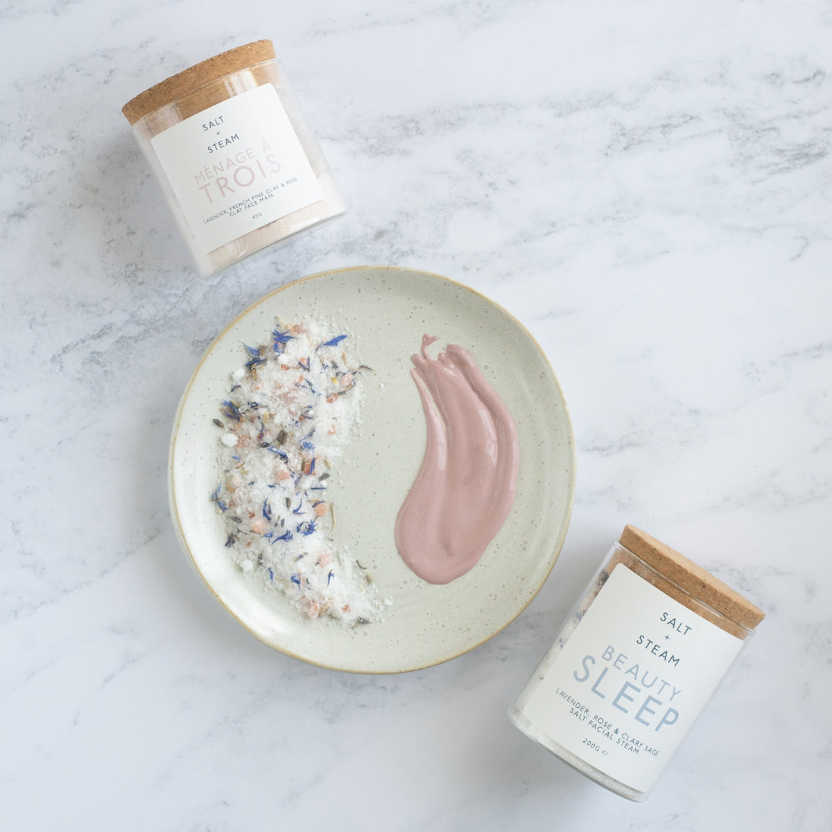 Salt + Steam Clay Face Mask & Facial Steam build-your-own gift set