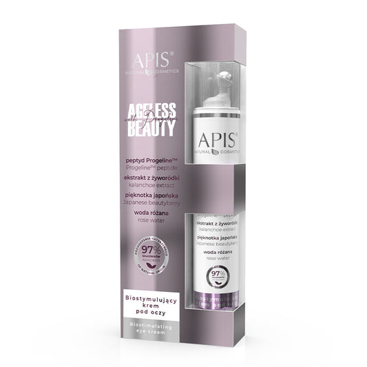 Apis Ageless Beauty Anti-Ageing Eye Cream | Progeline Biostimulating | 10 ml