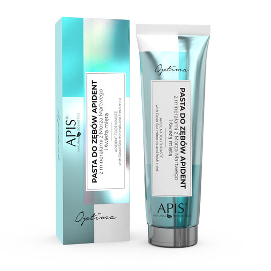 Apis Optima Apident Toothpaste with Dead Sea Minerals & Fresh Mint | 100ml
