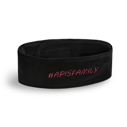 Apis Black Velour Cosmetic Headband | Beauty Accessory