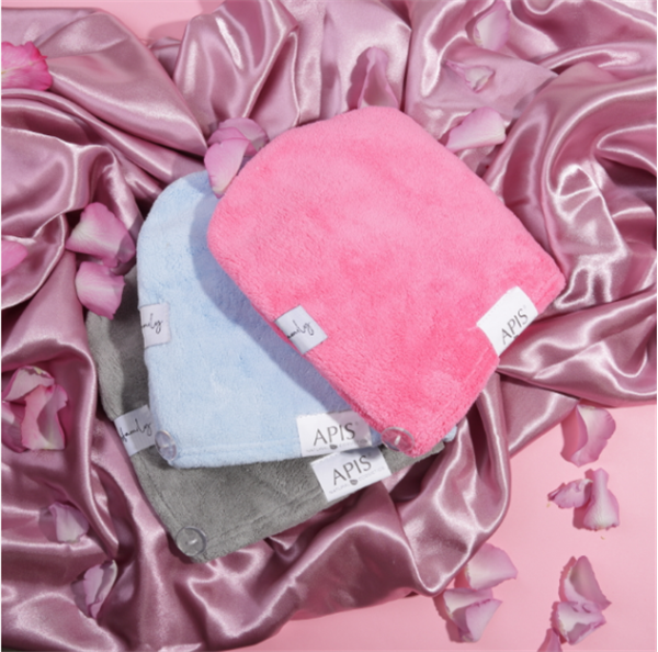 Apis Blue Hair Turban Towel | Quick-Drying Microfibre Wrap