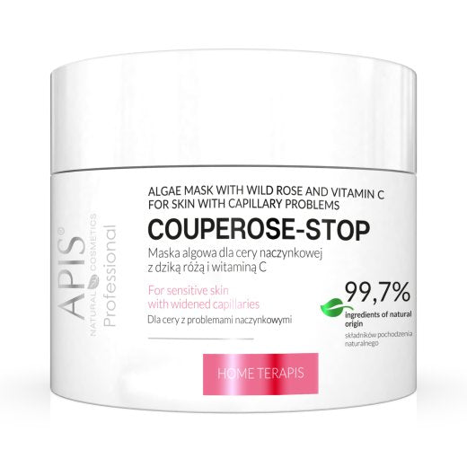 Apis COUPEROSE-STOP Algae Mask | Wild Rose & Vitamin C | 100g