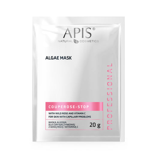 Apis Couperose-Stop Algae Mask | Wild Rose & Vitamin C | 20g