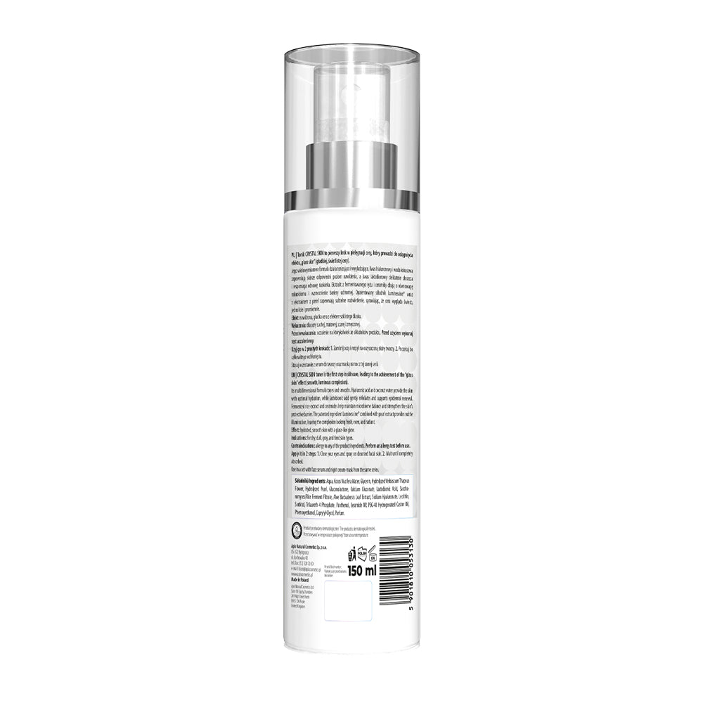 Apis Crystal Skin Brightening Toner | Glass Skin Effect | 150ml