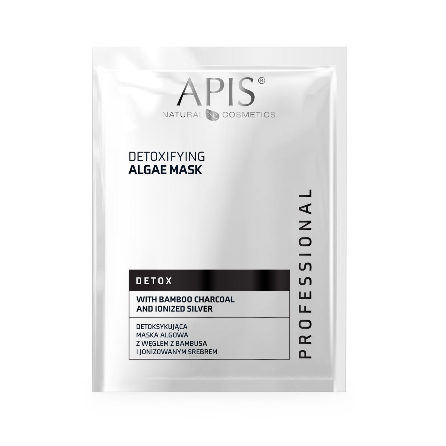 Apis Detox Algae Mask | Bamboo Charcoal & Ionised Silver | 20g