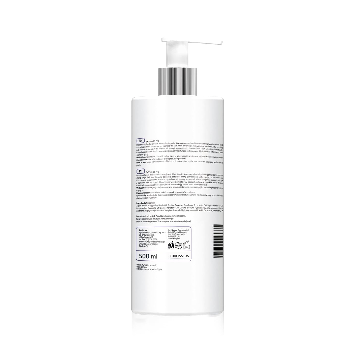 Apis EXOSOMES PRO Biostimulating Cleansing Lotion | Plant Exosomes | 500ml