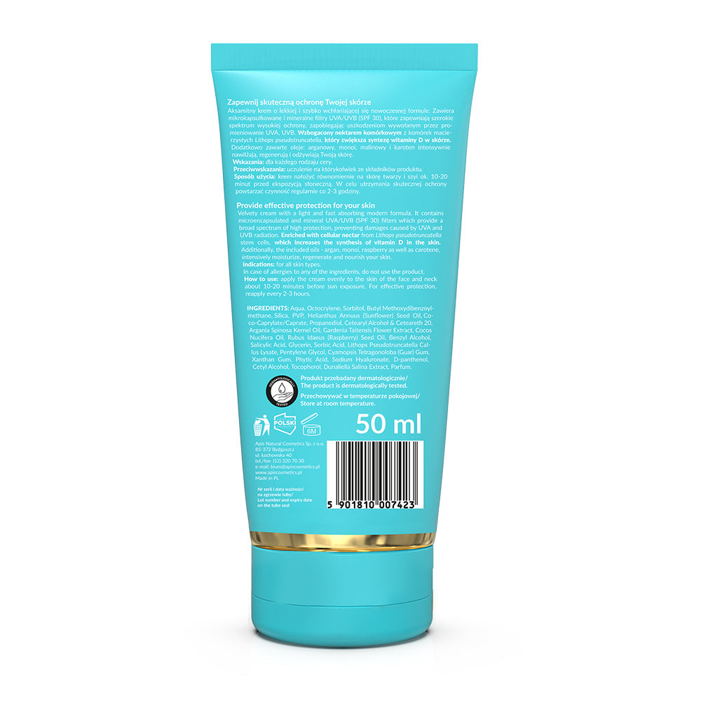 Apis Hello Summer SPF 30 Facial Sunscreen | Cell Nectar | 50ml