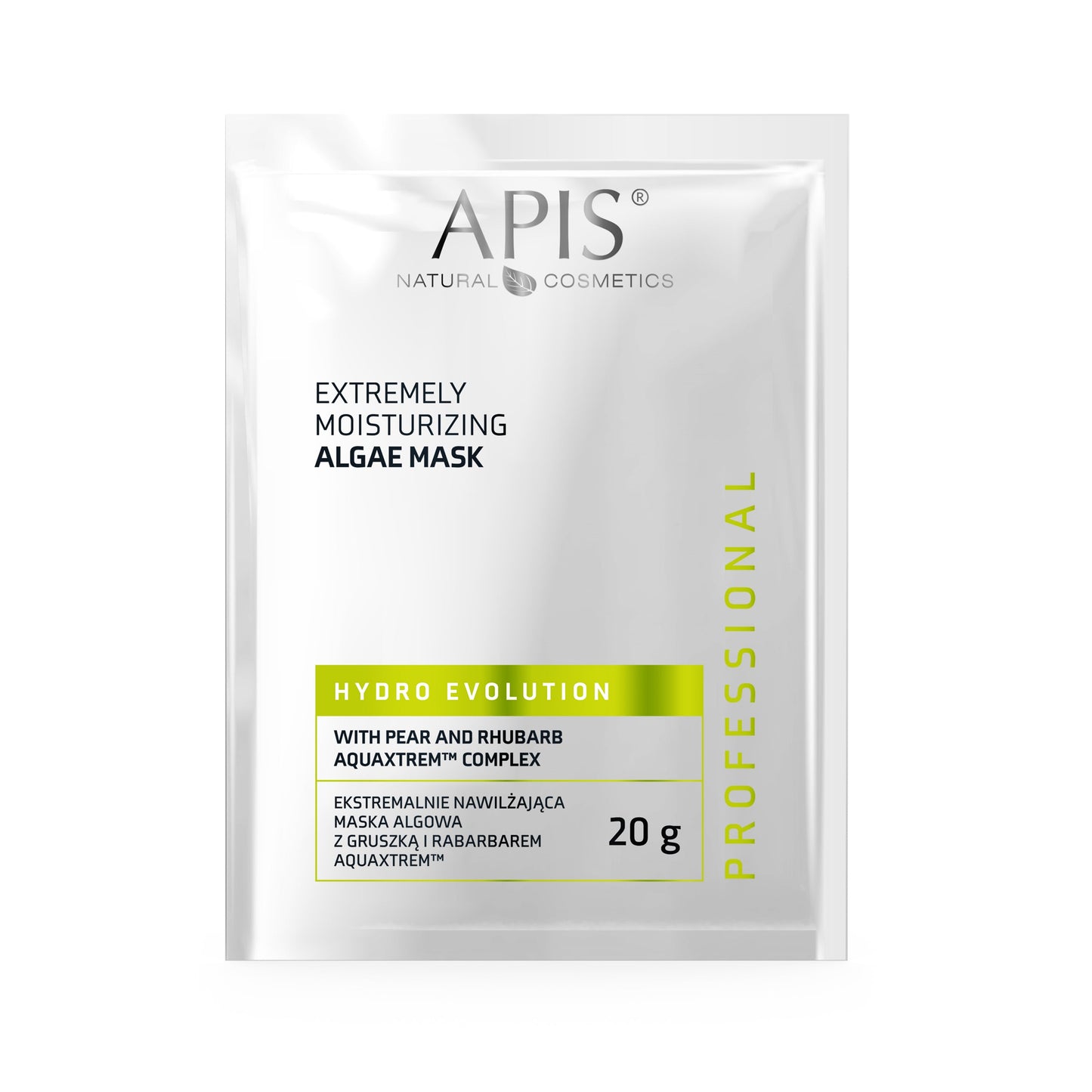 Apis Hydro Evolution Moisturising Algae Mask | Pear & Rhubarb | 20g