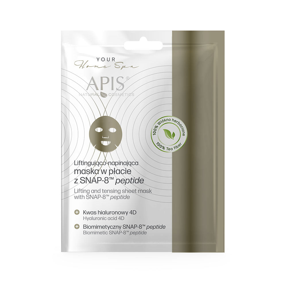 Apis Lifting & Tensing Sheet Mask | SNAP-8 Peptide | 20g
