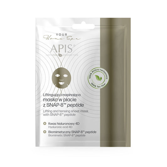 Apis Lifting & Tensing Sheet Mask | SNAP-8 Peptide | 20g