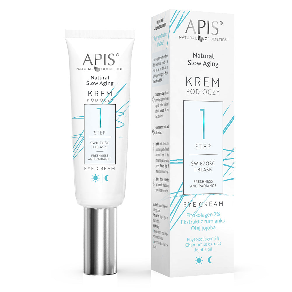 Apis Natural Slow Ageing Eye Cream Step 1 Freshness & Glow | 15 ml