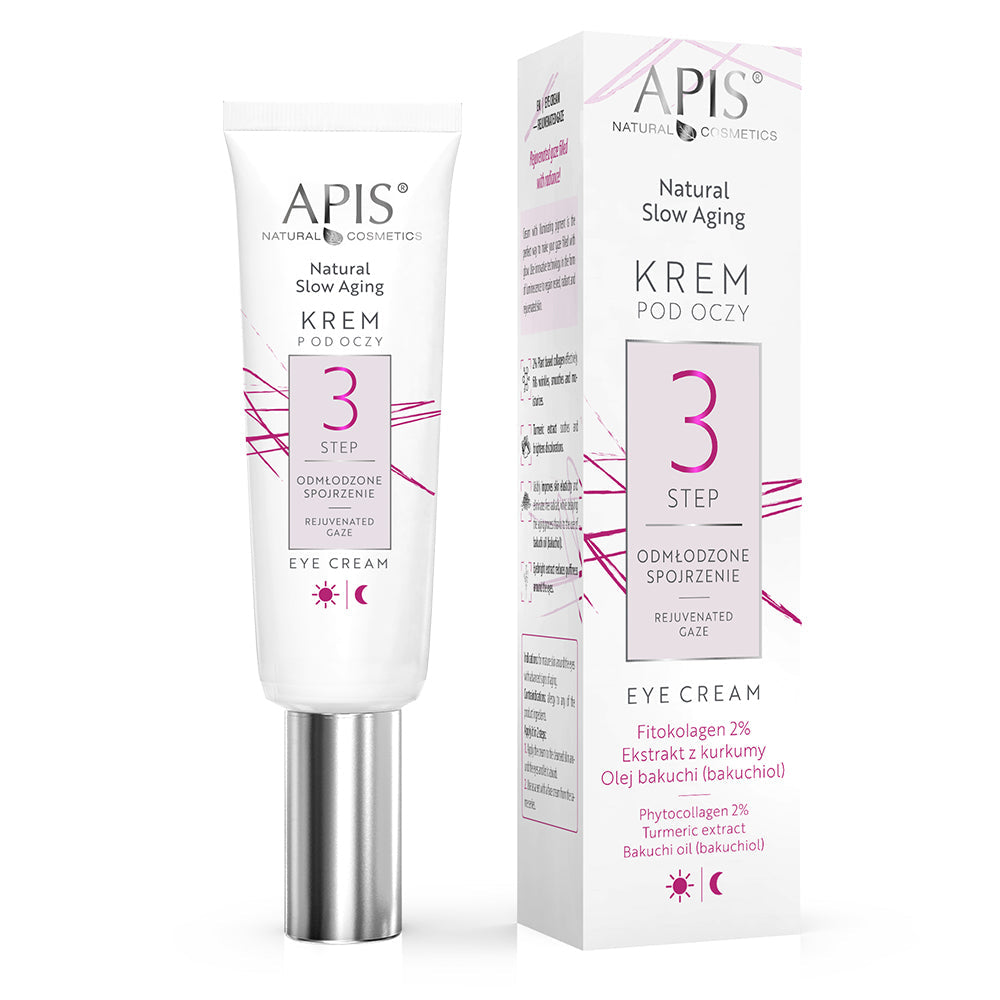 Apis Natural Slow Ageing Eye Cream Step 3 Youthful Look | 15ml