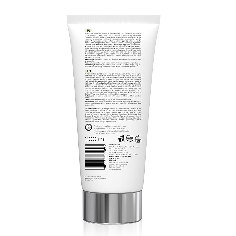 Apis Anti-Hair Loss Strengthening Conditioner | Baicapil 3% | 200ml