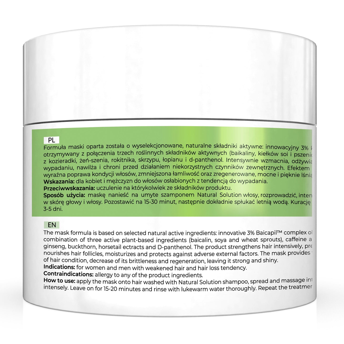 Apis Anti-Hair Loss Strengthening Hair Mask | Baicapil 3% | 200ml