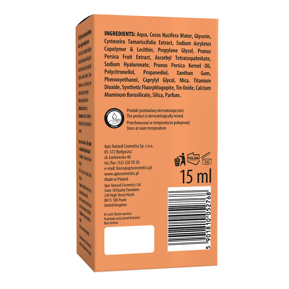 Apis Peachy Skin Illuminating Glow Serum | 15ml