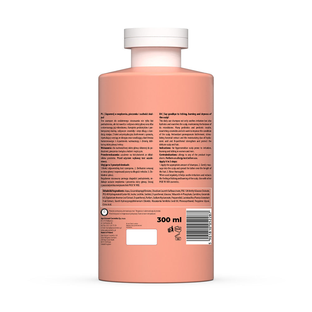 Apis Pick'N'Mix Soothing Shampoo for Sensitive Scalp | 300ml