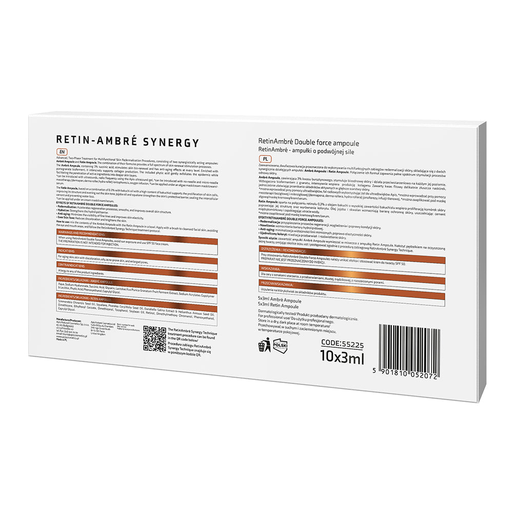 Apis Retin-Ambre Synergy Dual-Strength Ampoules | 10 x 3ml