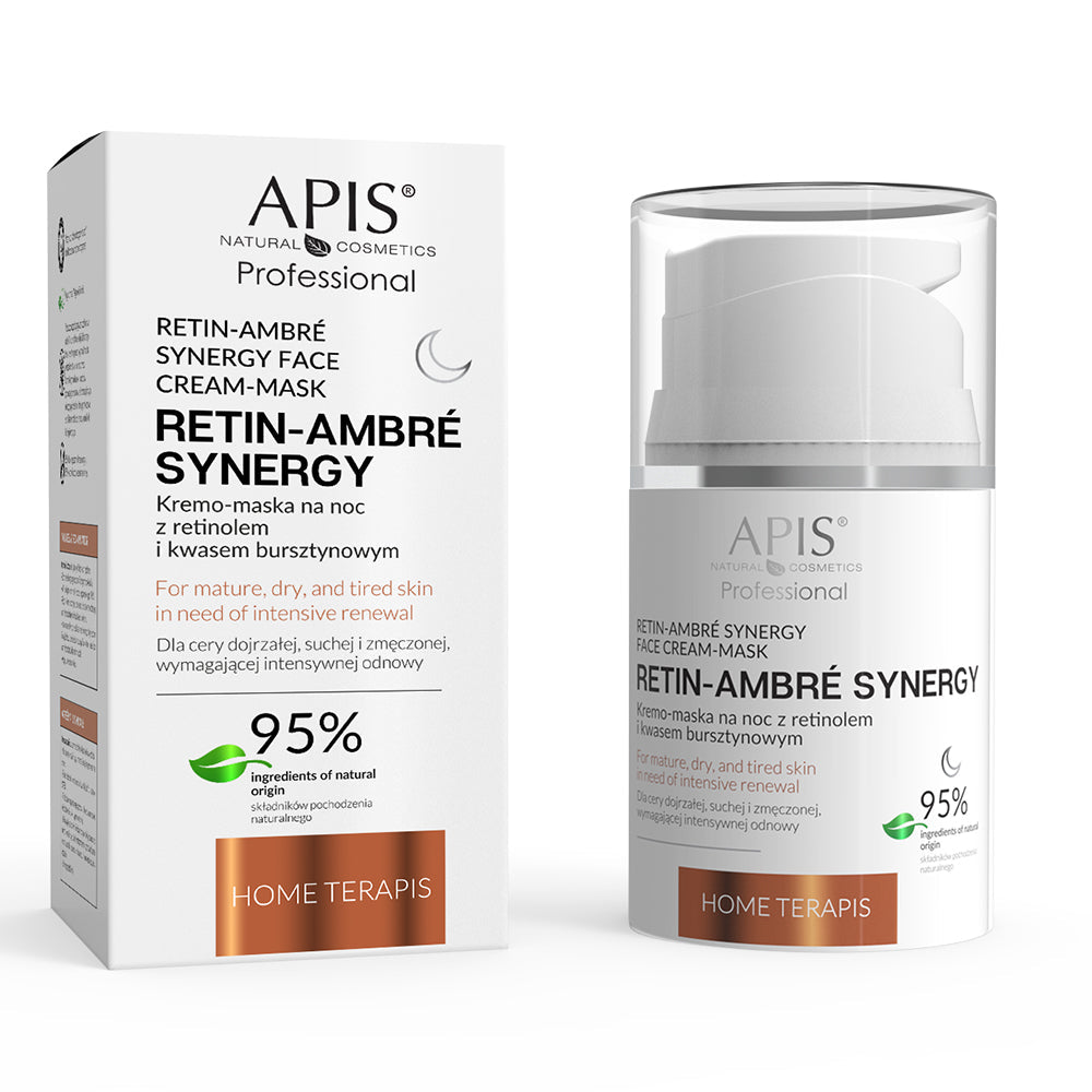 Apis Retin-Ambre Synergy Night Cream-Mask with Retinol & Succinic Acid | 50ml