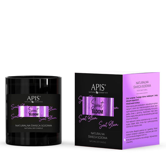 Apis Sweet Bloom Natural Soy Candle | Floral Fragrance | 220ml