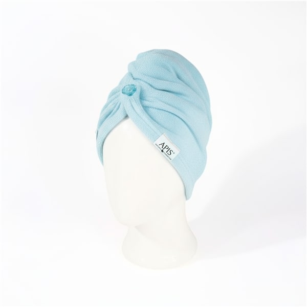 Apis Blue Hair Turban Towel | Quick-Drying Microfibre Wrap