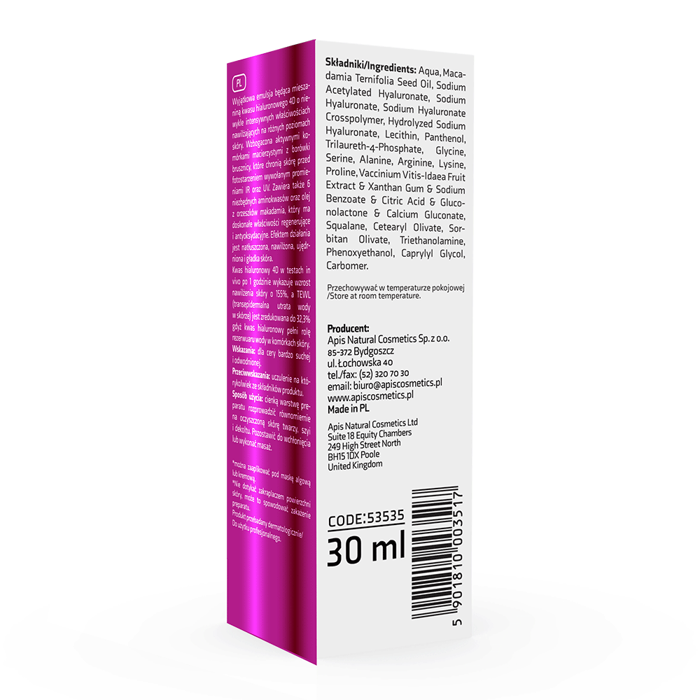 Apis Hyaluron 4D + Lingostem Concentrate | Multi-Level Hydration | 30ml
