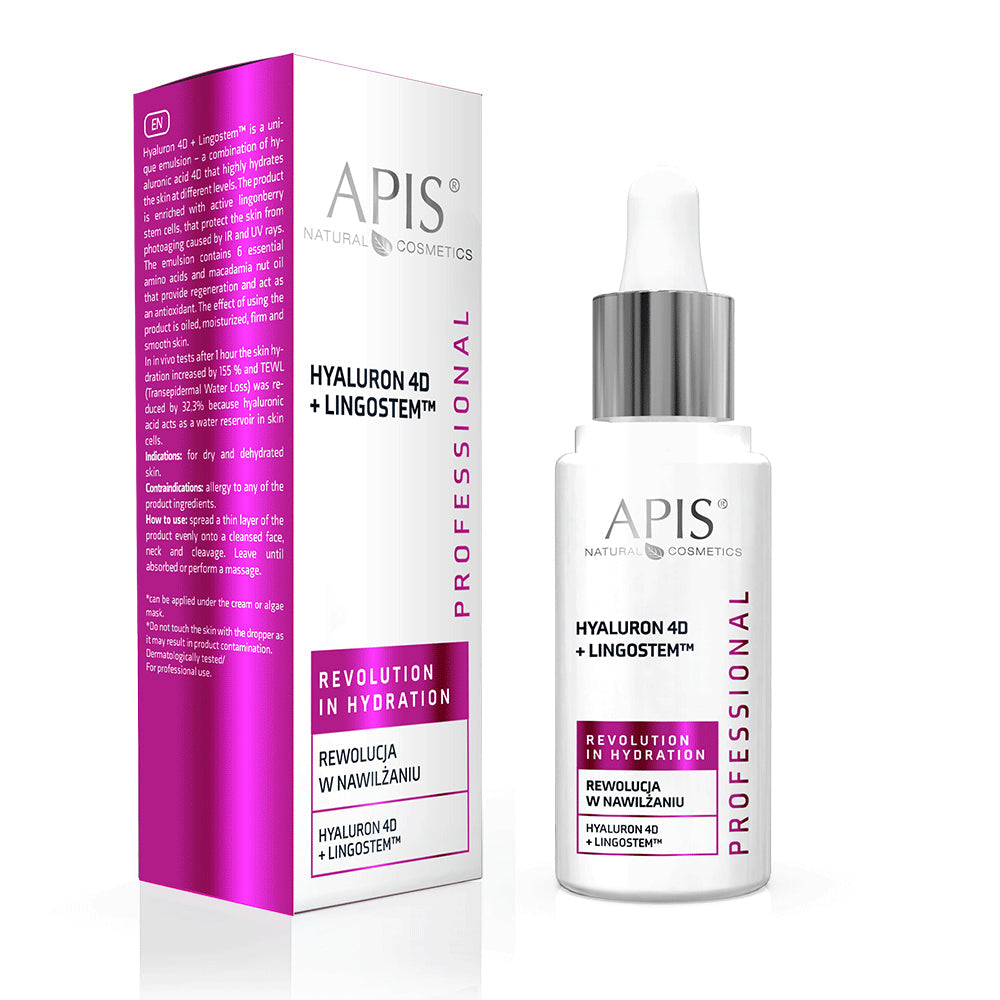 Apis Hyaluron 4D + Lingostem Concentrate | Multi-Level Hydration | 30ml