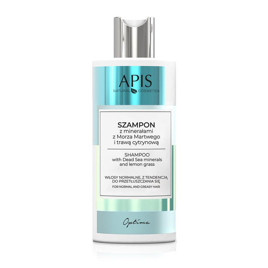 Apis Optima Shampoo with Dead Sea Minerals & Lemongrass | 300ml