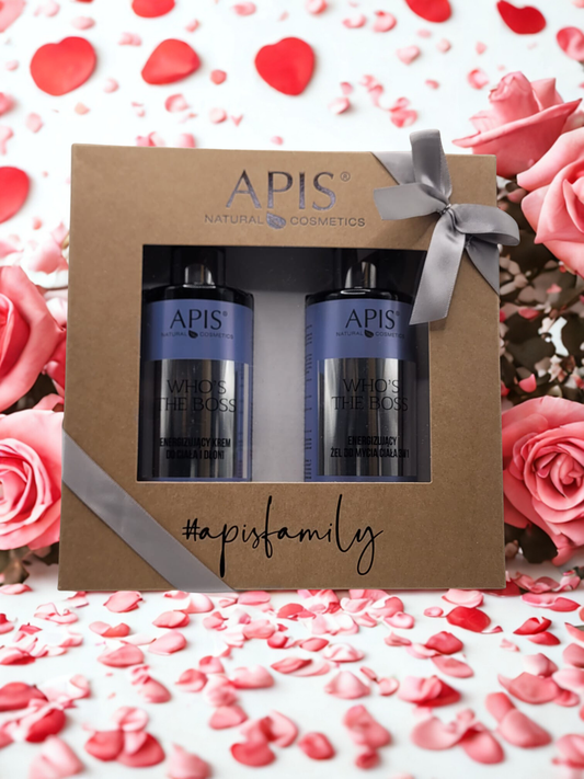 Apis Who's The Boss Gift Set | 3-in-1 Gel & Moisturising Cream | 2 x 300ml