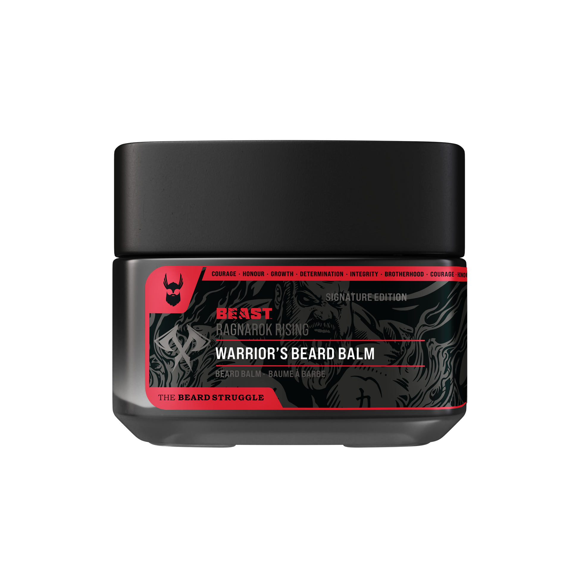 Beard Struggle Beast Beard Balm front tin