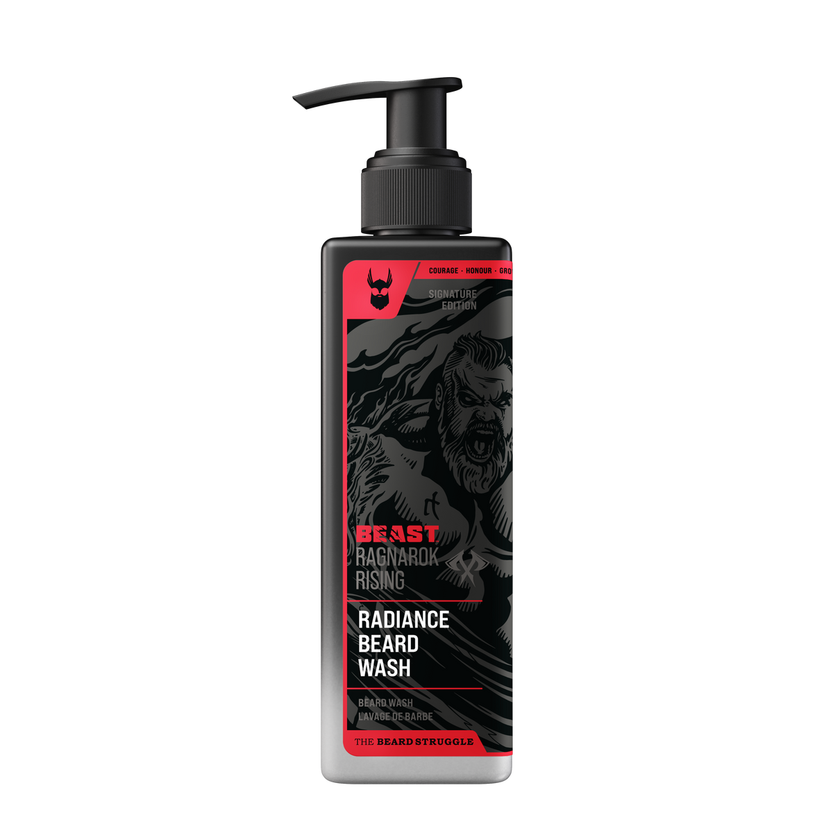 Beard Struggle Beast Beard Wash front bottle