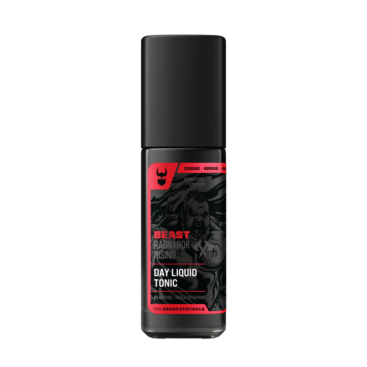 Beard Struggle Day Liquid Beard Oil - Beast front bottle