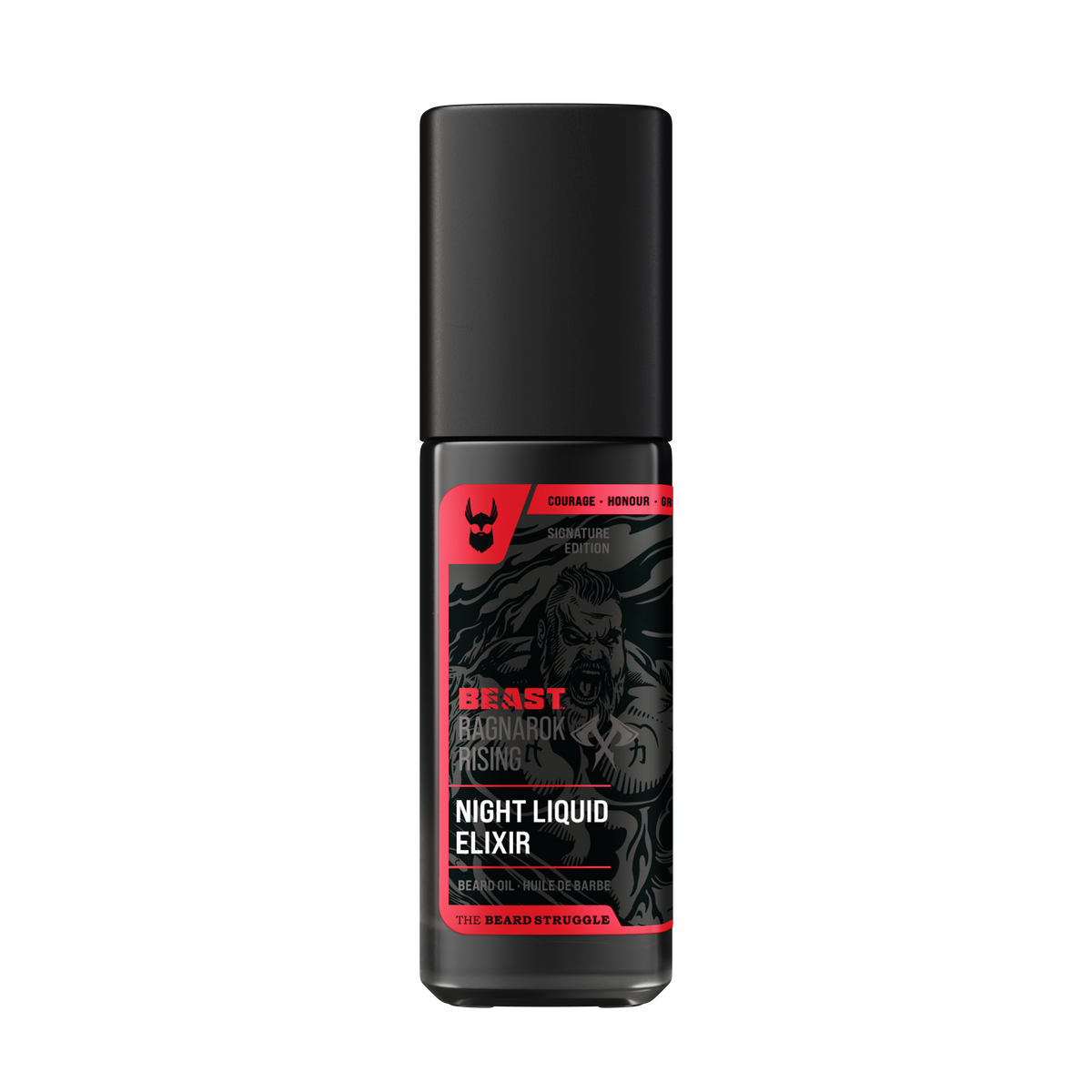 Beard Struggle Beast Night Liquid Beard Oil front bottle
