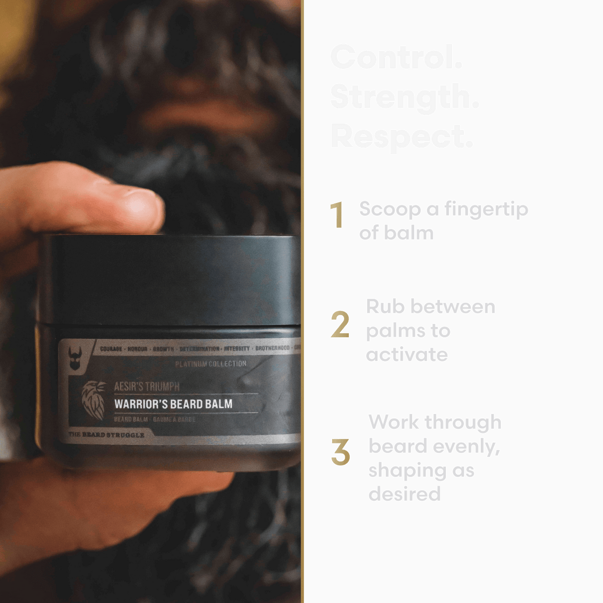 How to use Warrior's Beard Balm