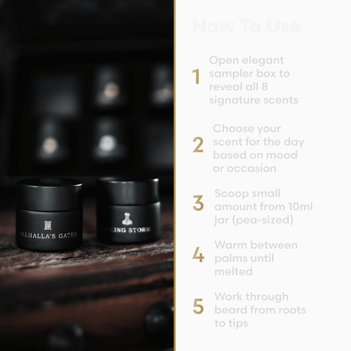 How to use balm sampler kit