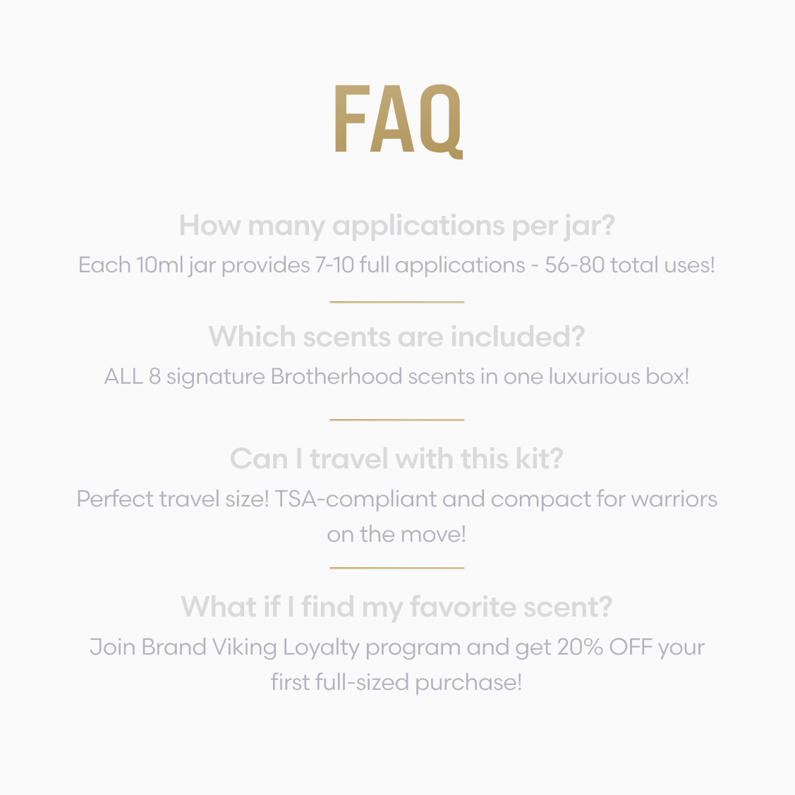 Balm sampler kit frequently asked questions