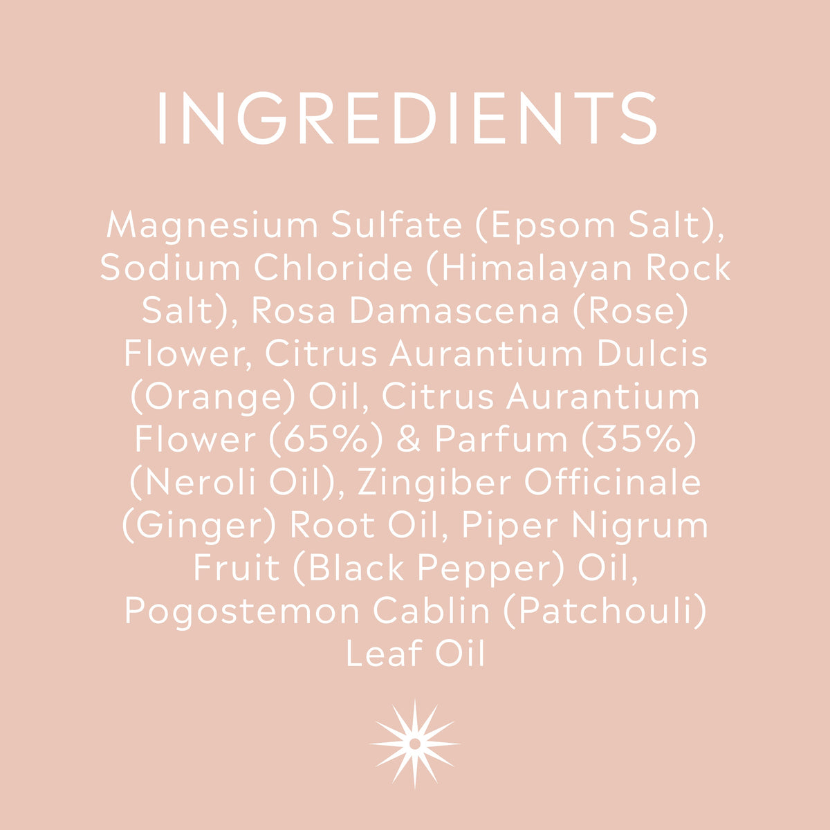 Close-up of Salt + Steam Hello Lover bath salts texture