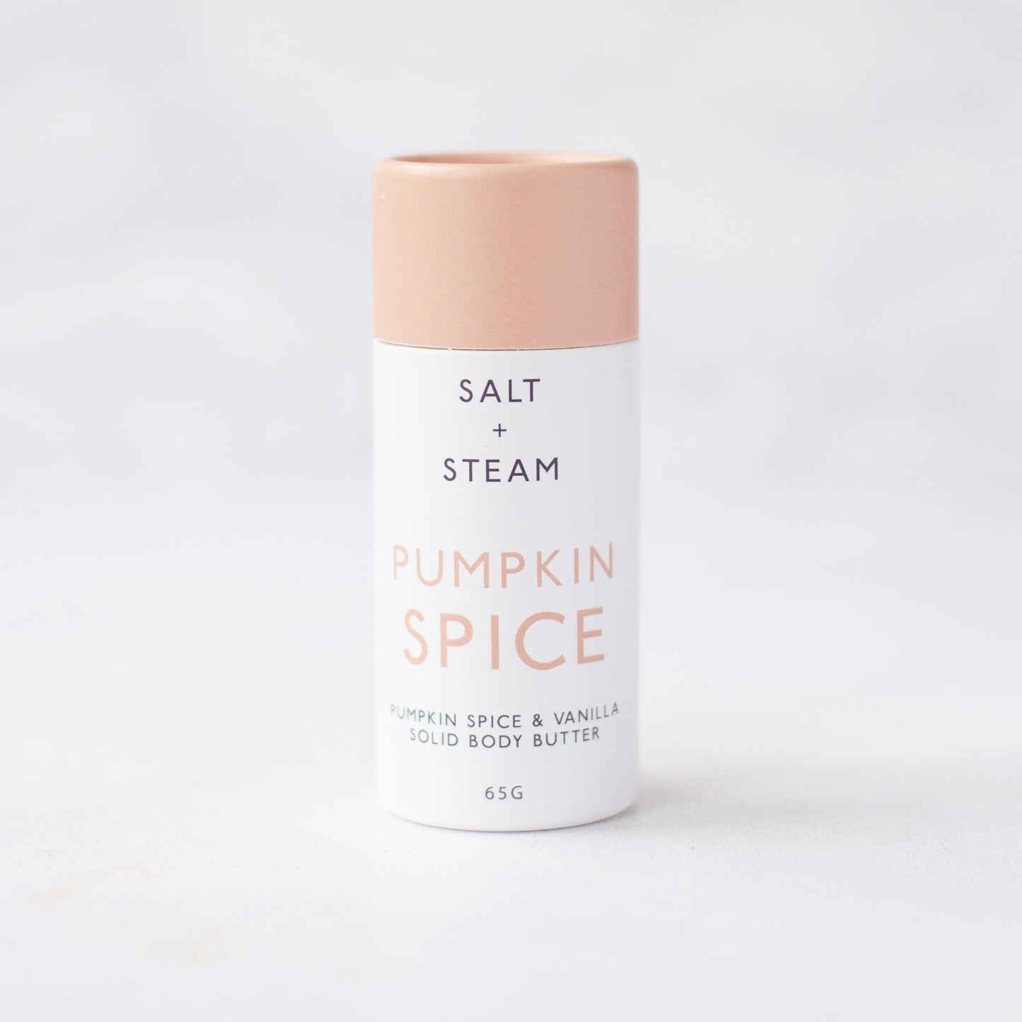 Salt + Steam body butter range including Pumpkin Spice