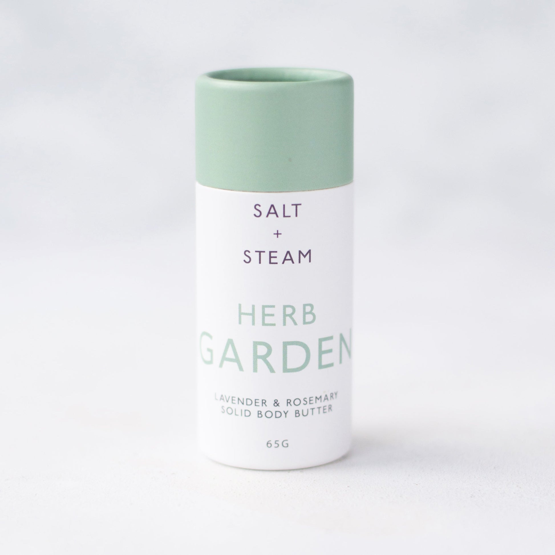 Salt + Steam Herb Garden body butter being applied to skin