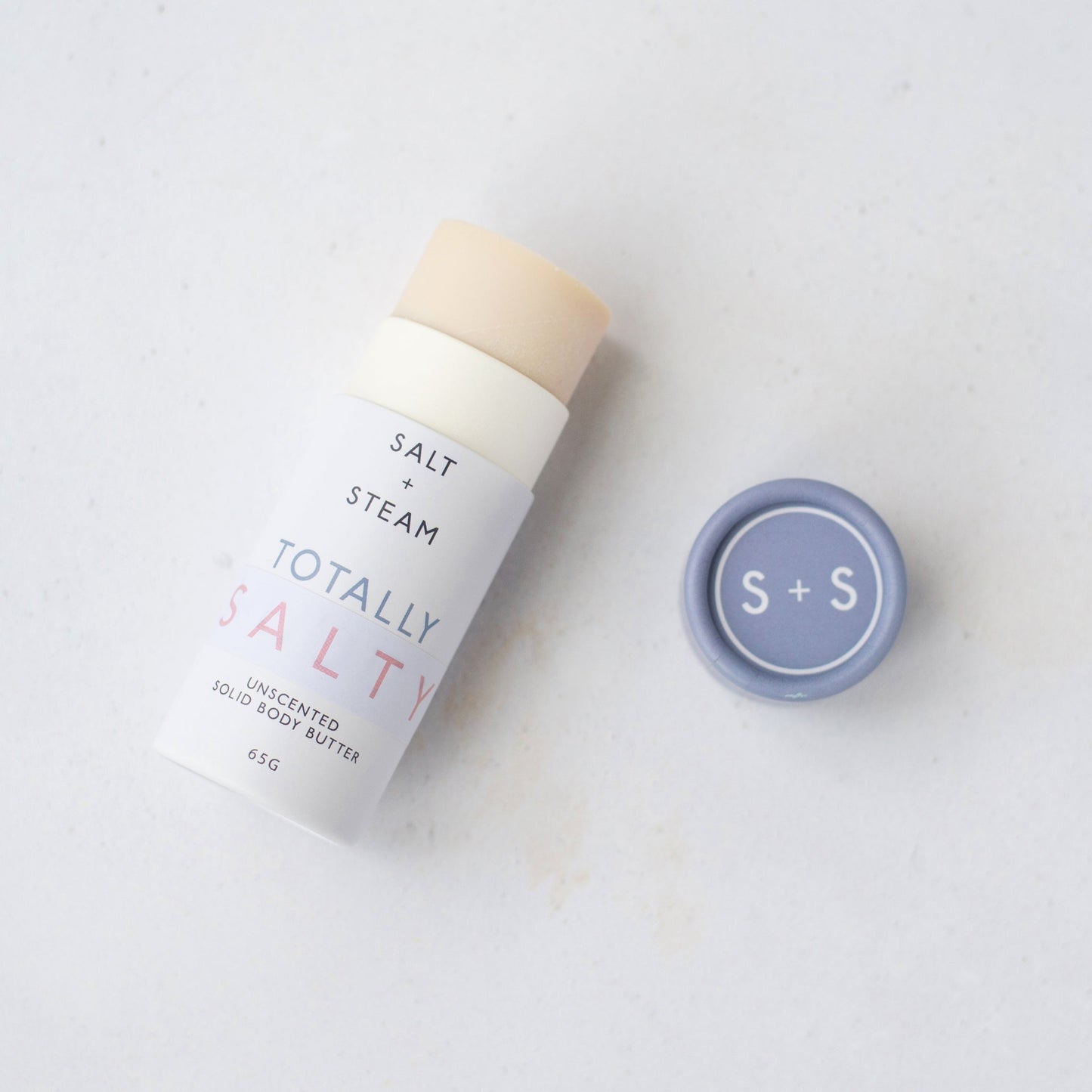 Salt + Steam Totally Salty unscented body butter tube, 65g