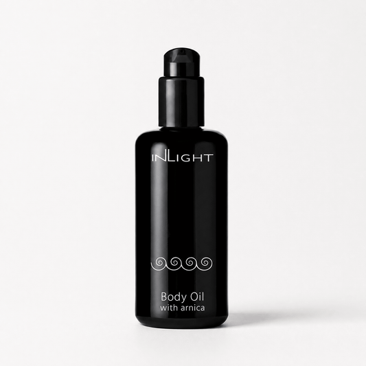 Inlight Beauty Body Oil with Arnica 200ml on a white background