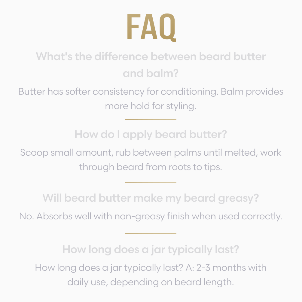 Warrior's Beard Butter frequently asked questions