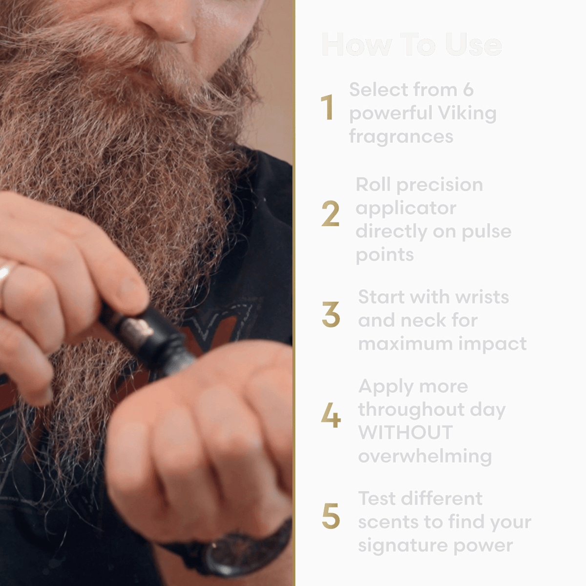 How to use cologne oil sample kit