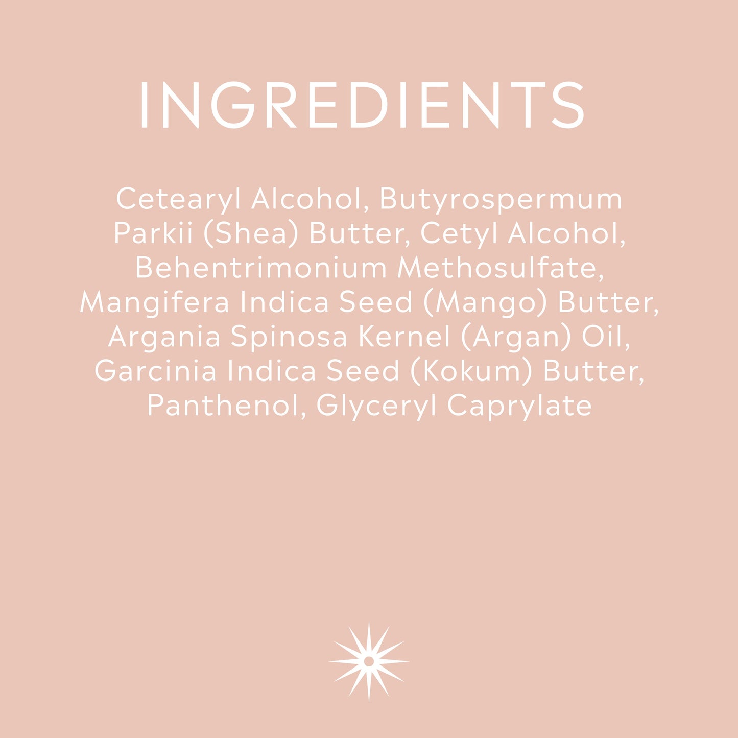 Full ingredients list for Salt + Steam Totally Salty Conditioner Bar