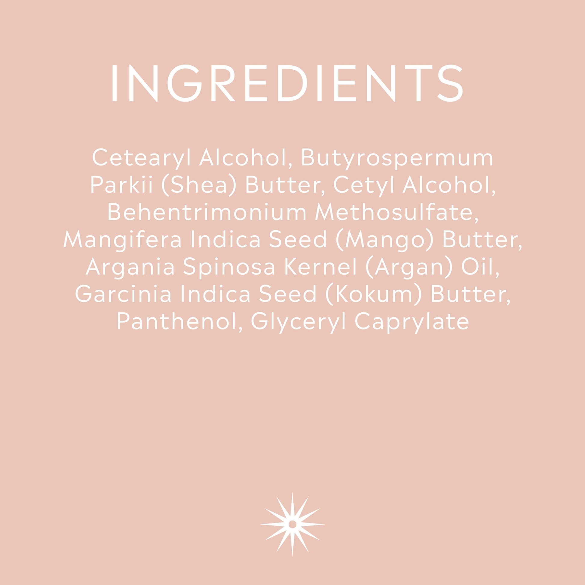 Full ingredients list for Salt + Steam Totally Salty Conditioner Bar