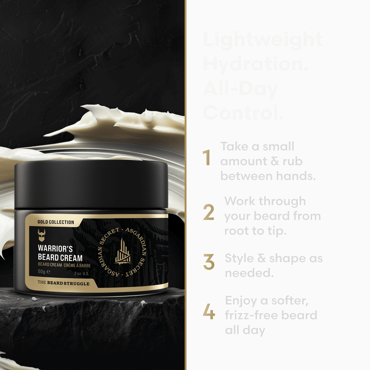 How to use beard cream