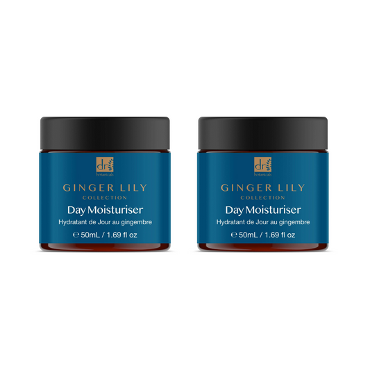 Dr Botanicals Gingerlily Day Moisturiser 50ml Twin Value Savings Pack